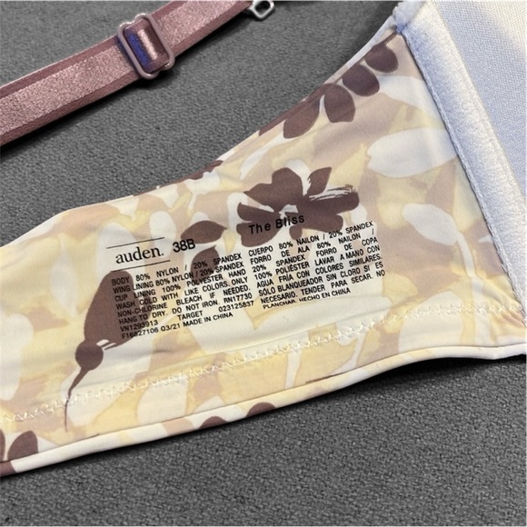 Auden Bra NWOT - Picture 3 of 5